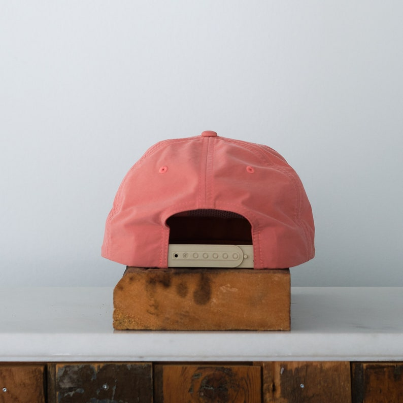 KyaVintage Bass Fish Patch Snapback Khaki Salmon Fishing Hat