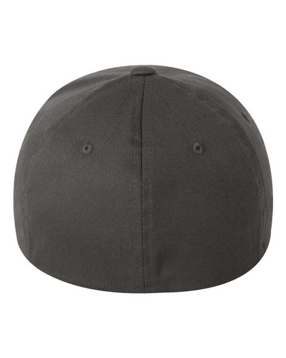 KyaVintage Mountain Bike Fitted Hat Cream on Charcoal Cap