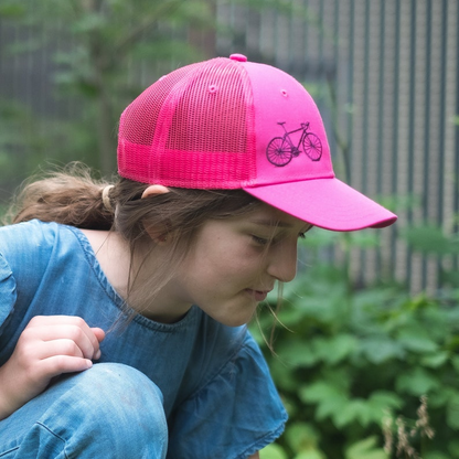KyaVintage Bicycle Youth Snapback Embroidered Baseball Cap