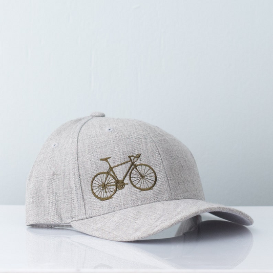 KyaVintage Grey Bicycle Cap Grey and Olive Cycling Hat